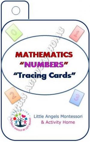 Flash cards Number Tracing