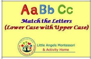 English small Letters Identification and matching with capital letters